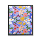 Meadow muse - periwinkle Framed Canvas Print Gallery Image 6