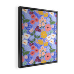 Meadow muse - periwinkle Framed Canvas Print Gallery Image 2