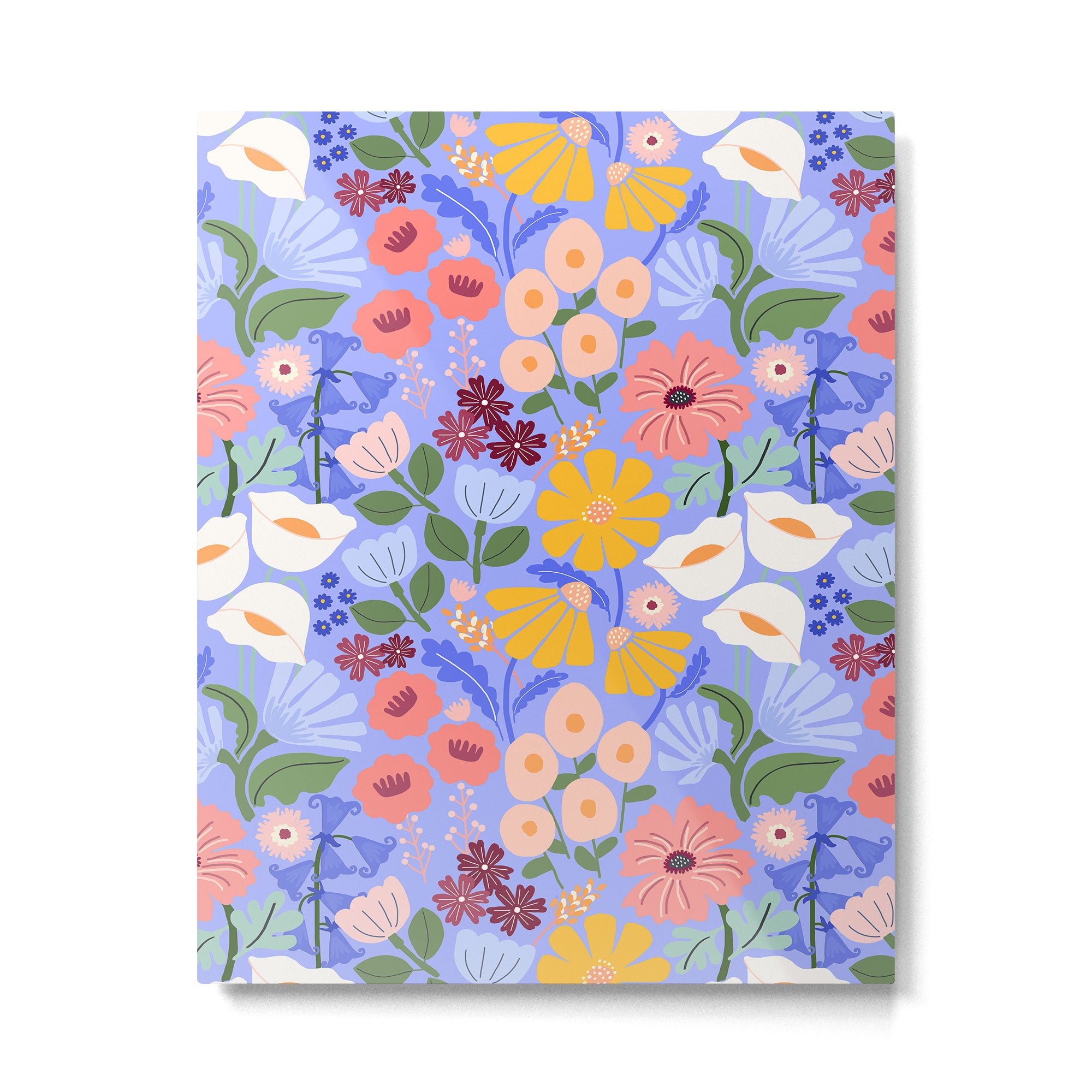 Meadow muse - periwinkle Metal Print Gallery Image 4