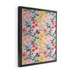 Meadow muse - pink Framed Canvas Print Gallery Image 2