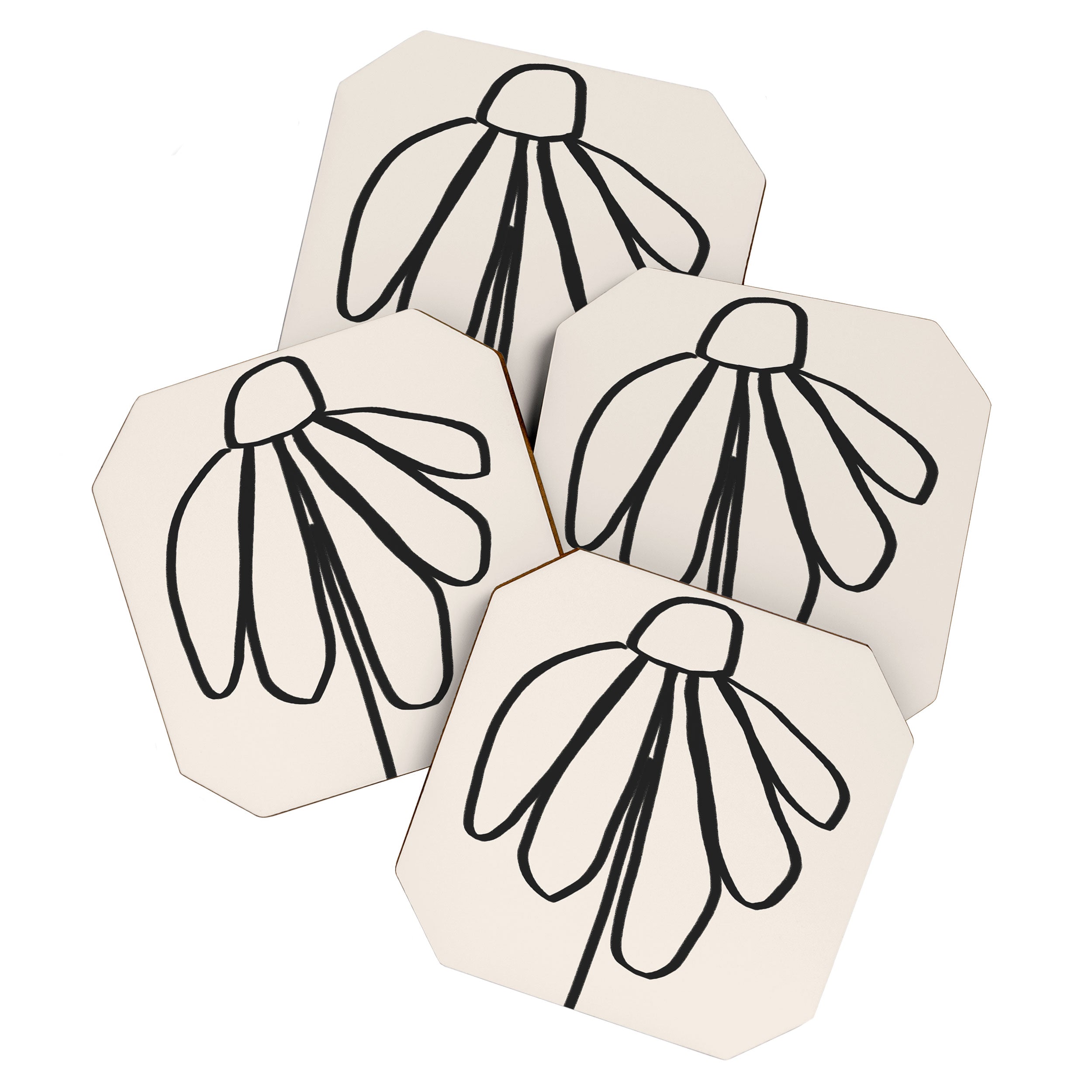 Minimal Flora #2 Coaster Gallery Image 1
