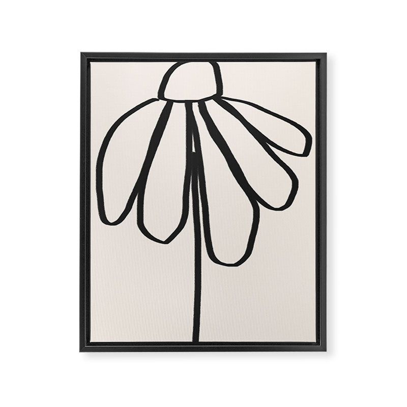Minimal Flora #2 Framed Canvas Print Gallery Image 6