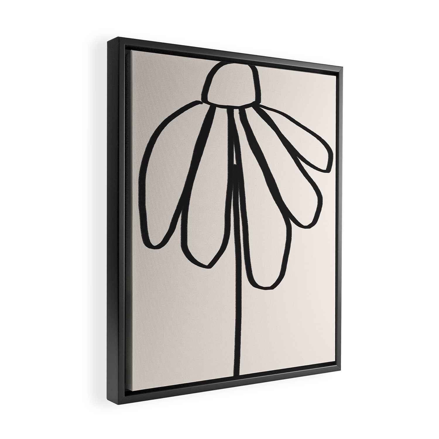 Minimal Flora #2 Framed Canvas Print Gallery Image 2