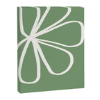 Minimal Flora - clover green Canvas Print Gallery Image 6