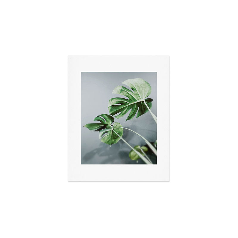 Monstera Leaves Art Print Gallery Image 1
