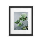 Monstera Leaves Framed Art Print Gallery Image 5