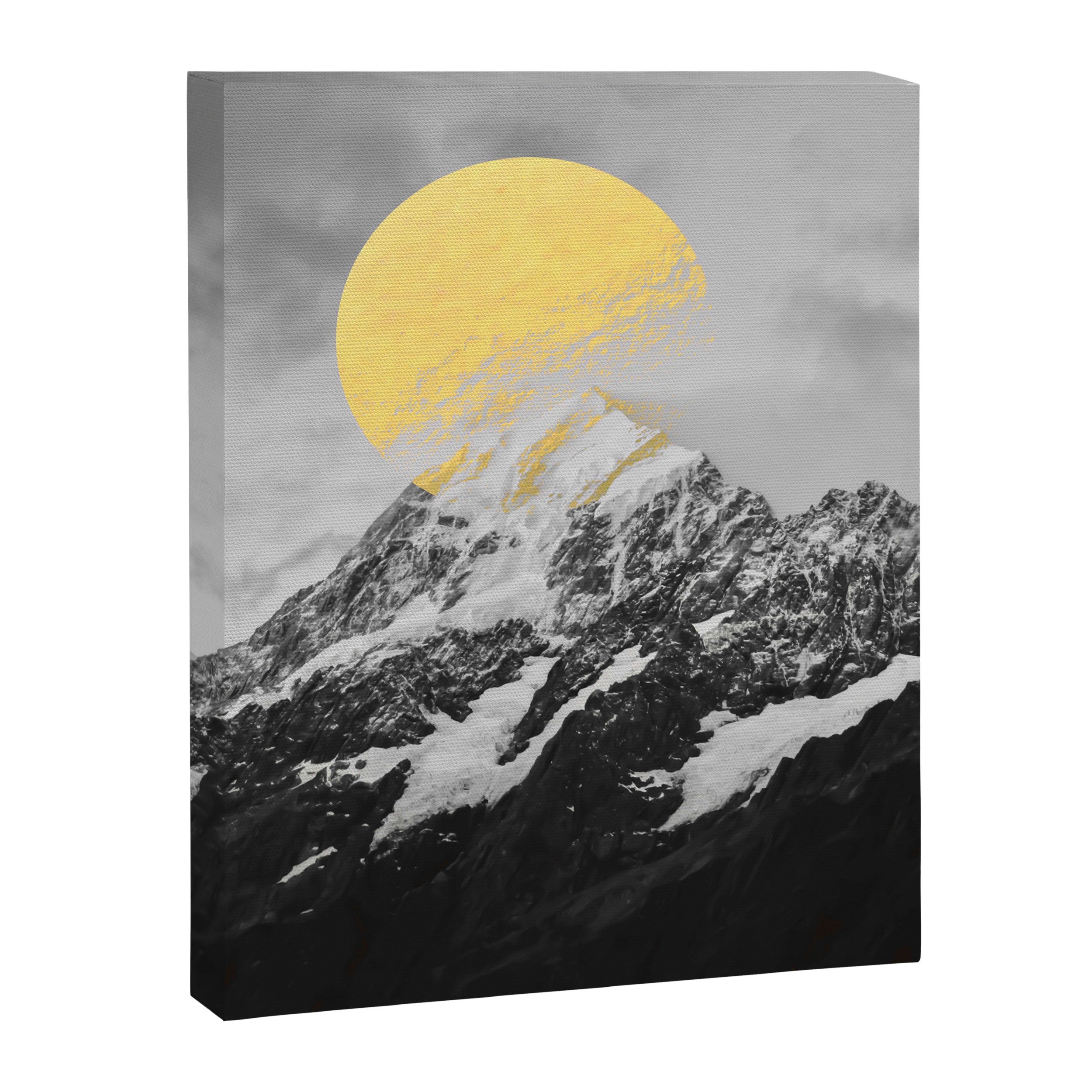 Moon dust mountains Canvas Print Gallery Image 8