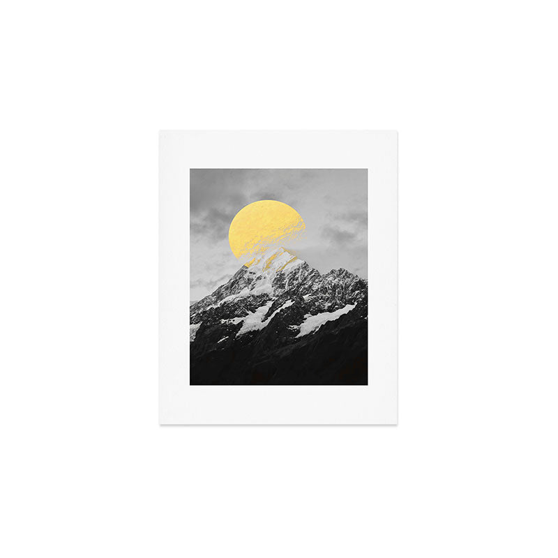 Moon dust mountains Art Print Gallery Image 1