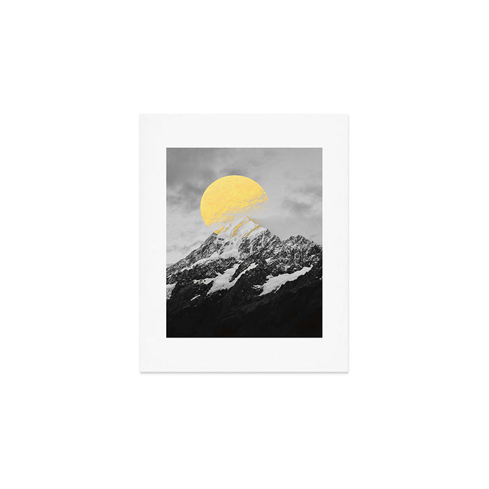 Moon dust mountains Art Print Gallery Image 1