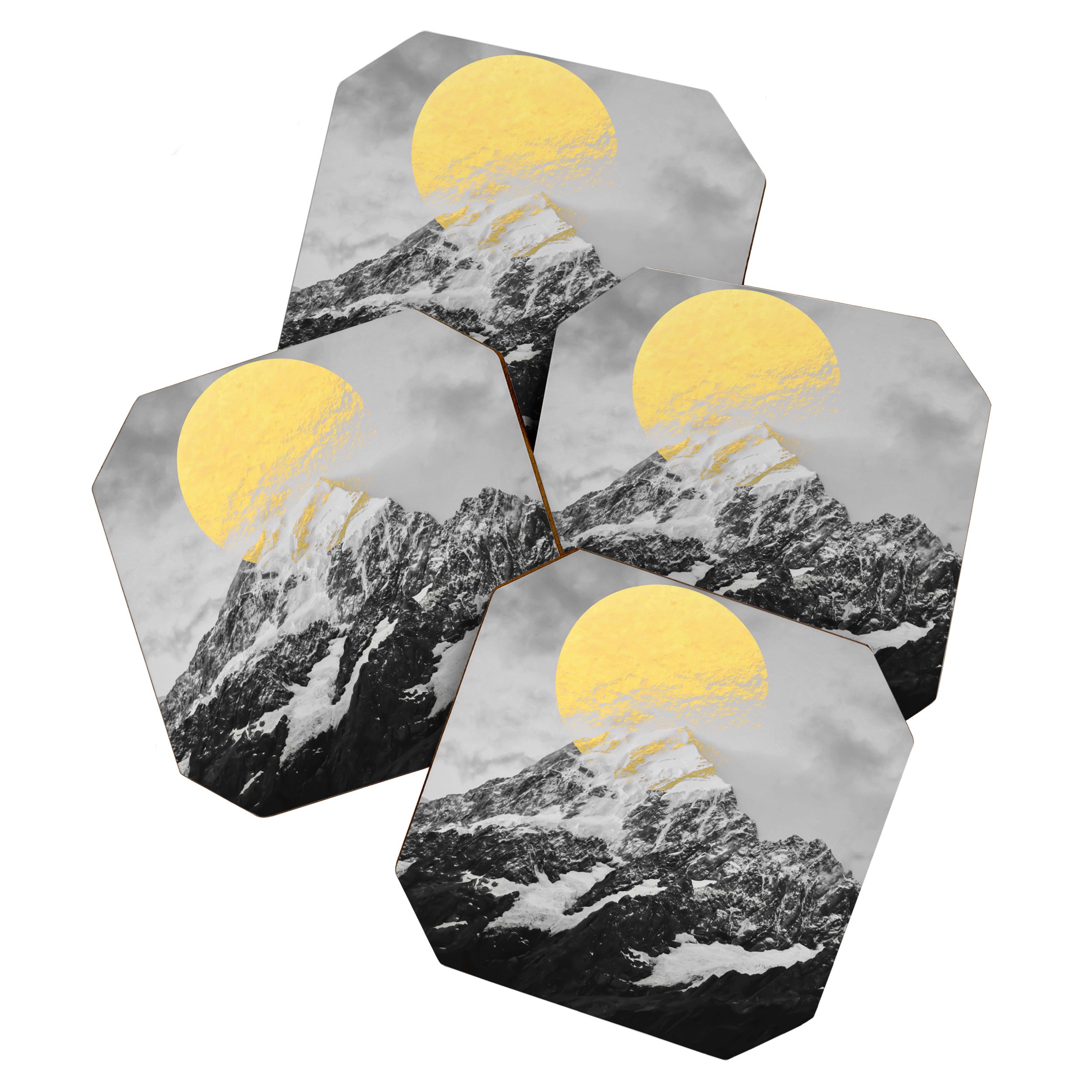 Moon dust mountains Coaster Gallery Image 1