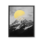 Moon dust mountains Framed Canvas Print Gallery Image 8