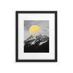Moon dust mountains Framed Art Print Gallery Image 4