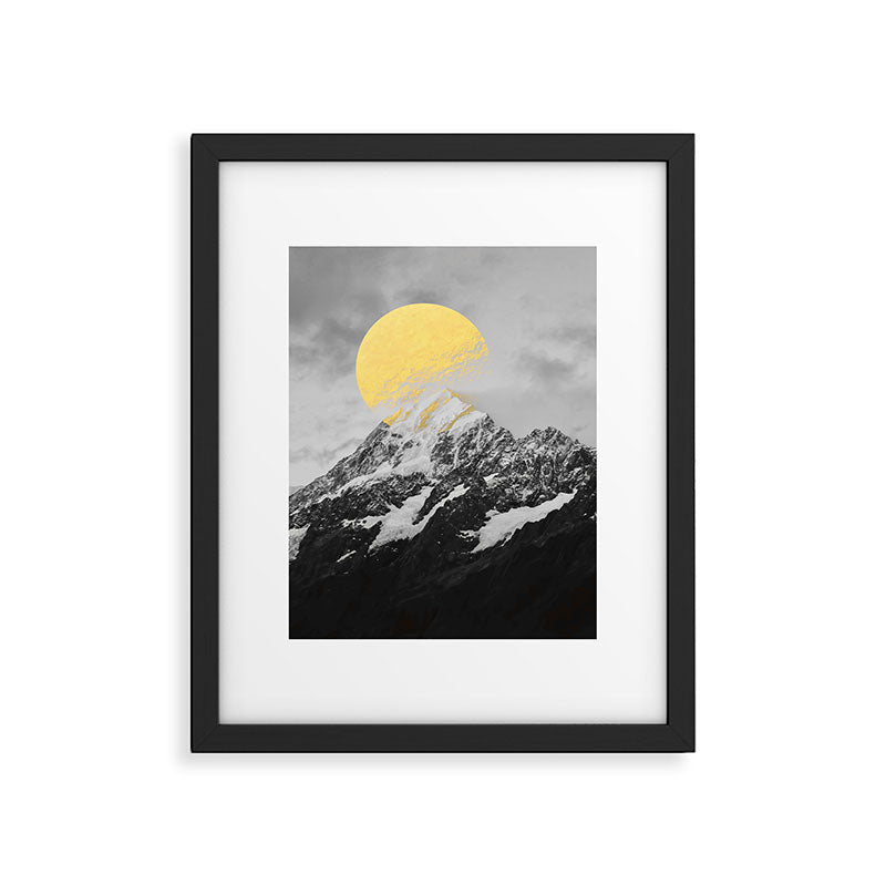 Moon dust mountains Framed Art Print Gallery Image 4