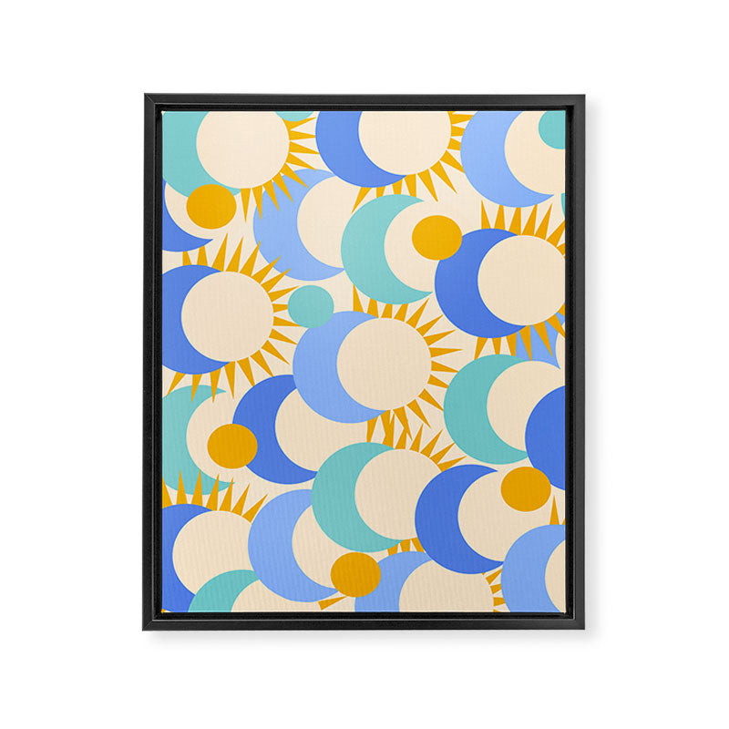 Celestial Eclipse Framed Canvas Print Gallery Image 6