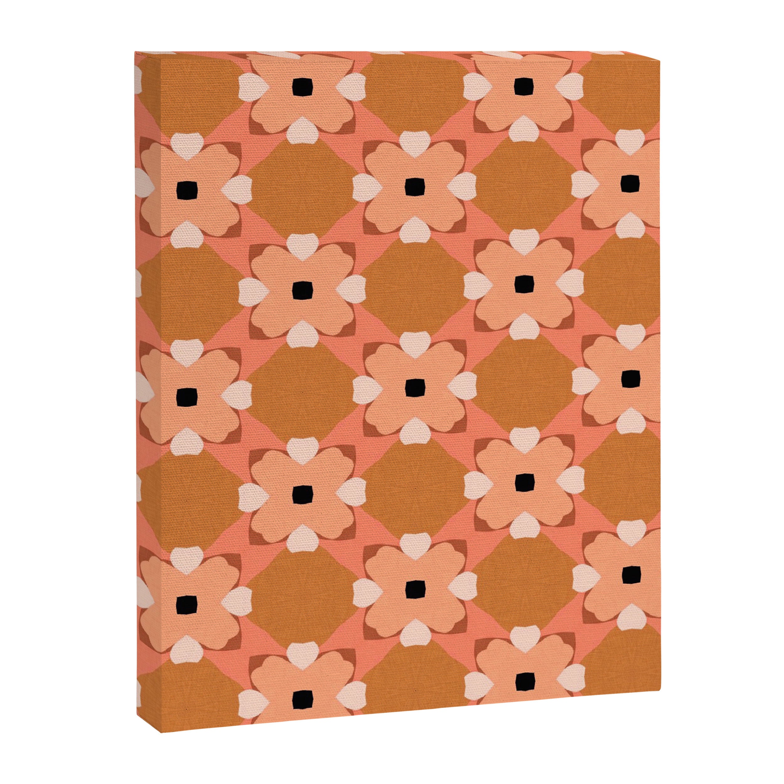Moroccan floral rattan Canvas Print Gallery Image 6