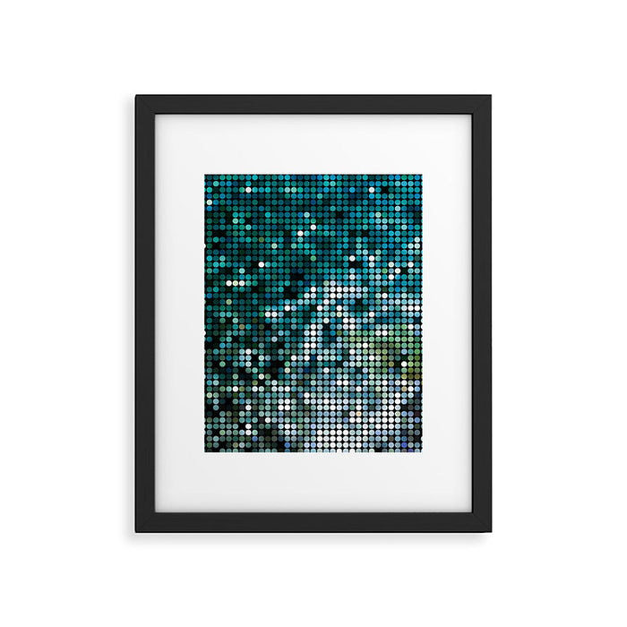 Mosaic ocean Framed Art Print Gallery Image 1