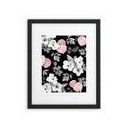 Night bloom - moonlit flame Framed Art Print Gallery Image 5
