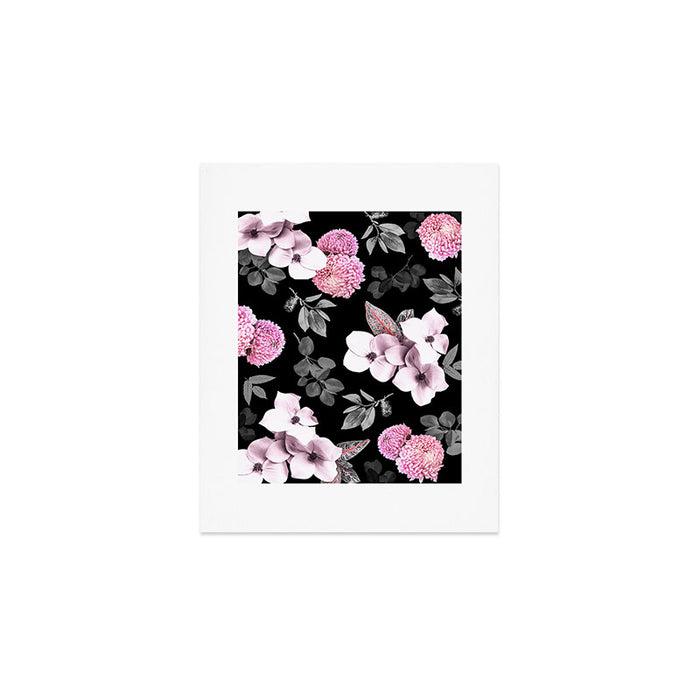 Night bloom - pink blush Art Print Gallery Image 1