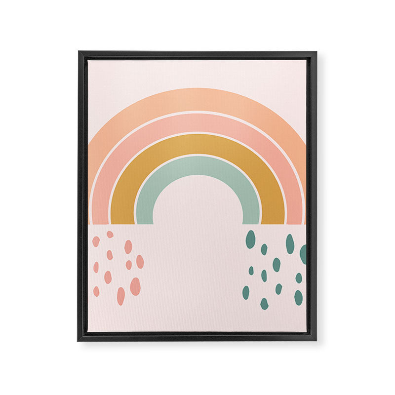 No Rain No Rainbow Framed Canvas Print Gallery Image 8