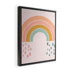 No Rain No Rainbow Framed Canvas Print Gallery Image 2