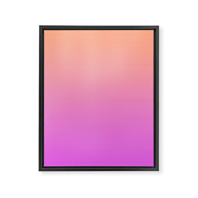 Ombre Sunset Framed Canvas Print Gallery Image 6