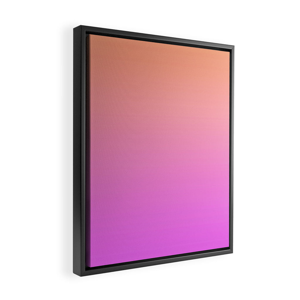 Ombre Sunset Framed Canvas Print Gallery Image 2