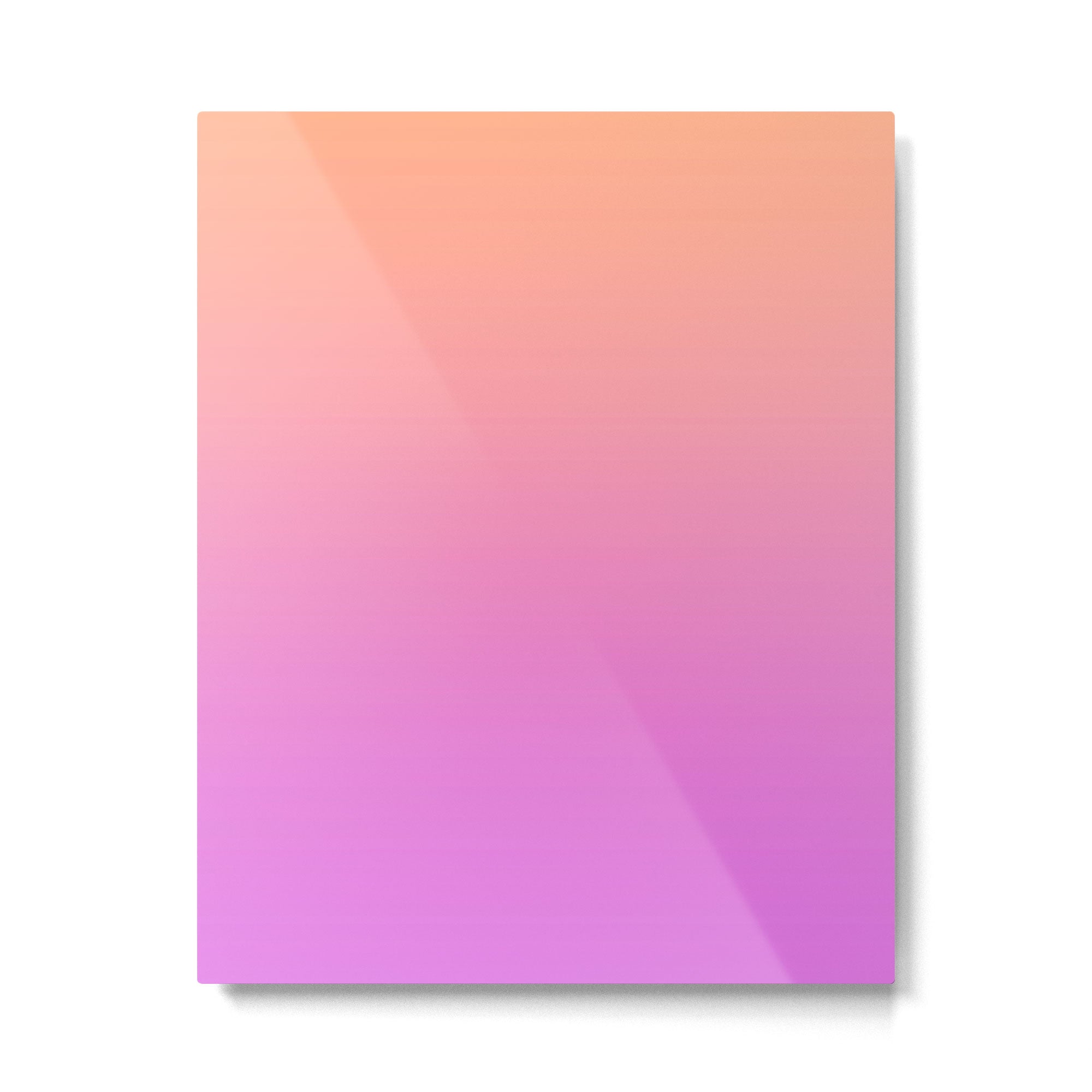 Ombre Sunset Metal Print Gallery Image 4