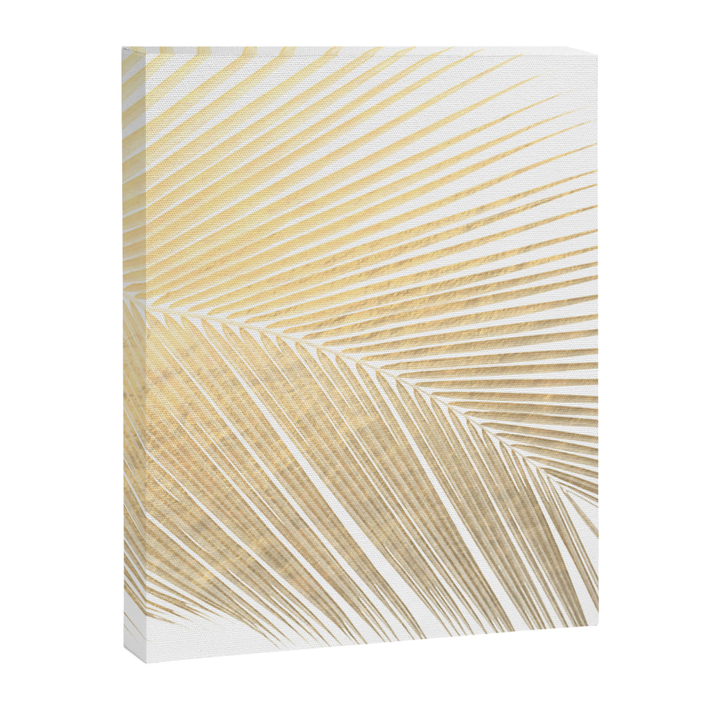 Palm leaf - gold Canvas Print Gallery Image 8