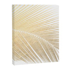Palm leaf - gold Canvas Print Gallery Image 8