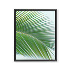 Palm leaf - greenery Framed Canvas Print Gallery Image 8