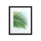 Palm leaf - greenery Framed Art Print Gallery Image 4