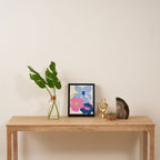 Paper Blooms - tropical Framed Canvas Print Gallery Image 4