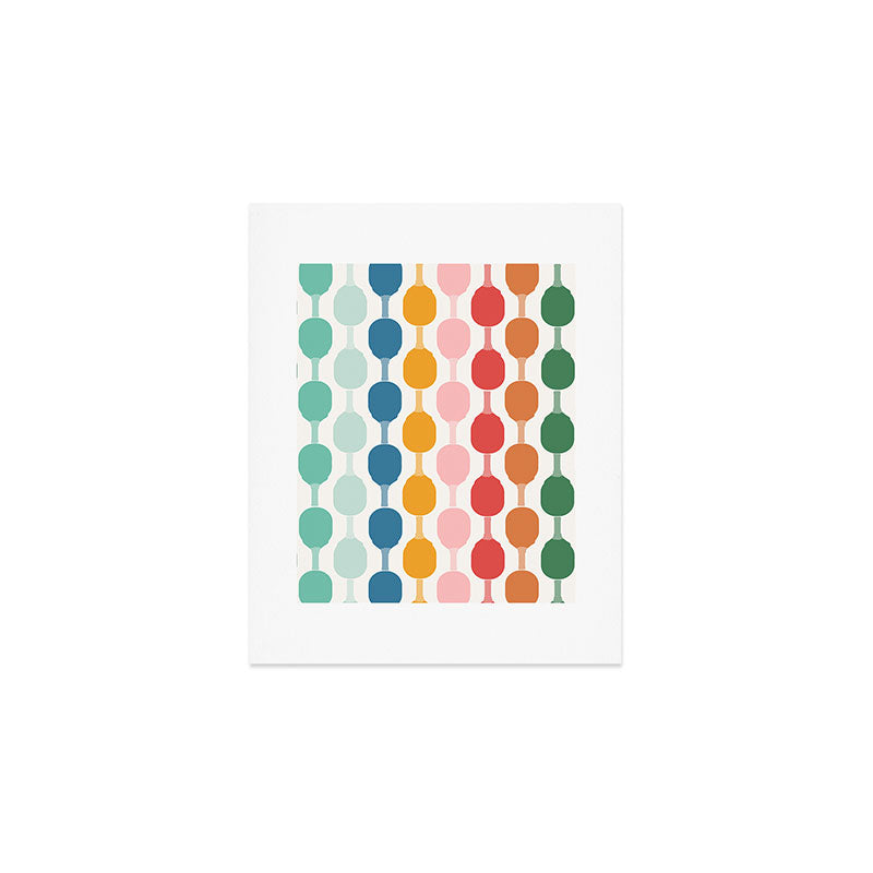 Pickleball rally Art Print Gallery Image 1