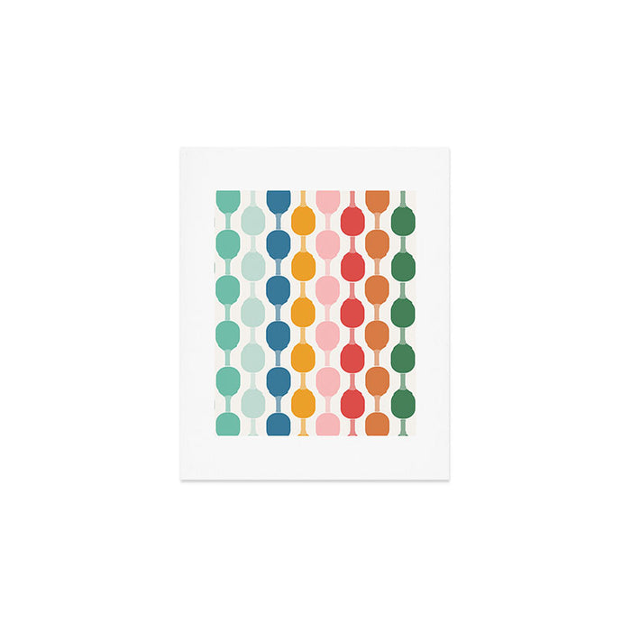 Pickleball rally Art Print Gallery Image 1