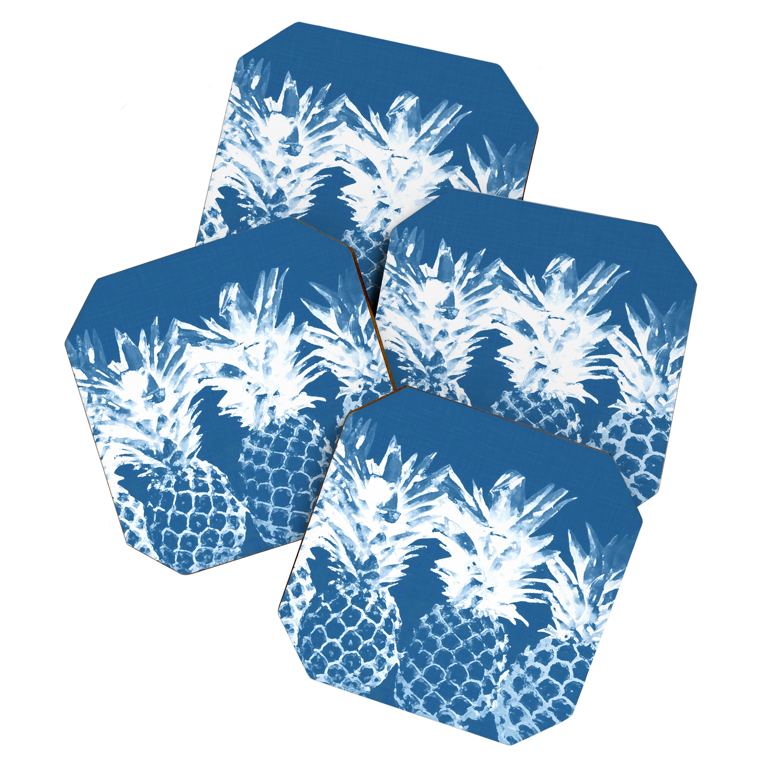 Pineapple blues Coaster Gallery Image 1