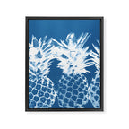 Pineapple blues Framed Canvas Print Gallery Image 8