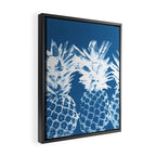 Pineapple blues Framed Canvas Print Gallery Image 2