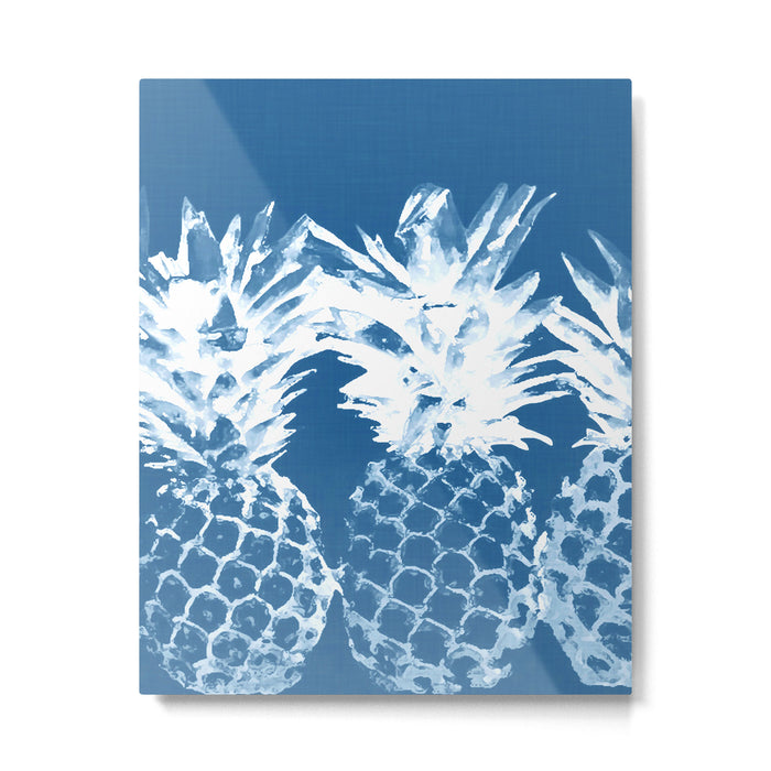 Pineapple blues Metal Print Gallery Image 1