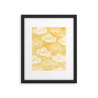 Poppy bloom - yellow Framed Art Print Gallery Image 6