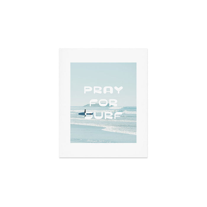 Pray For Surf Art Print Gallery Image 1