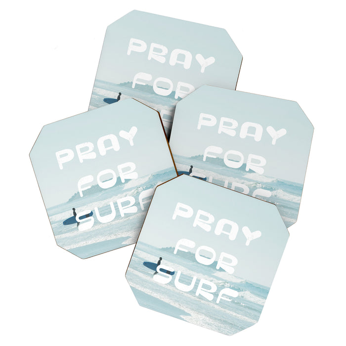 Pray For Surf Coaster Gallery Image 1