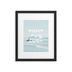 Pray For Surf Framed Art Print Gallery Image 5