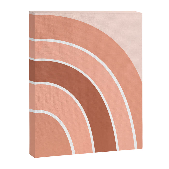 Rainbow arc - neutrals Canvas Print Gallery Image 1