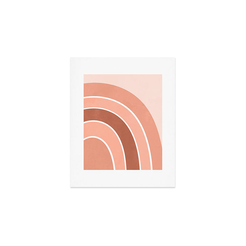 Rainbow arc - neutrals Art Print Gallery Image 1