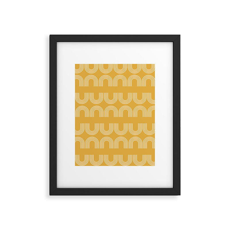 Rainbow balance - yellow Framed Art Print Gallery Image 5