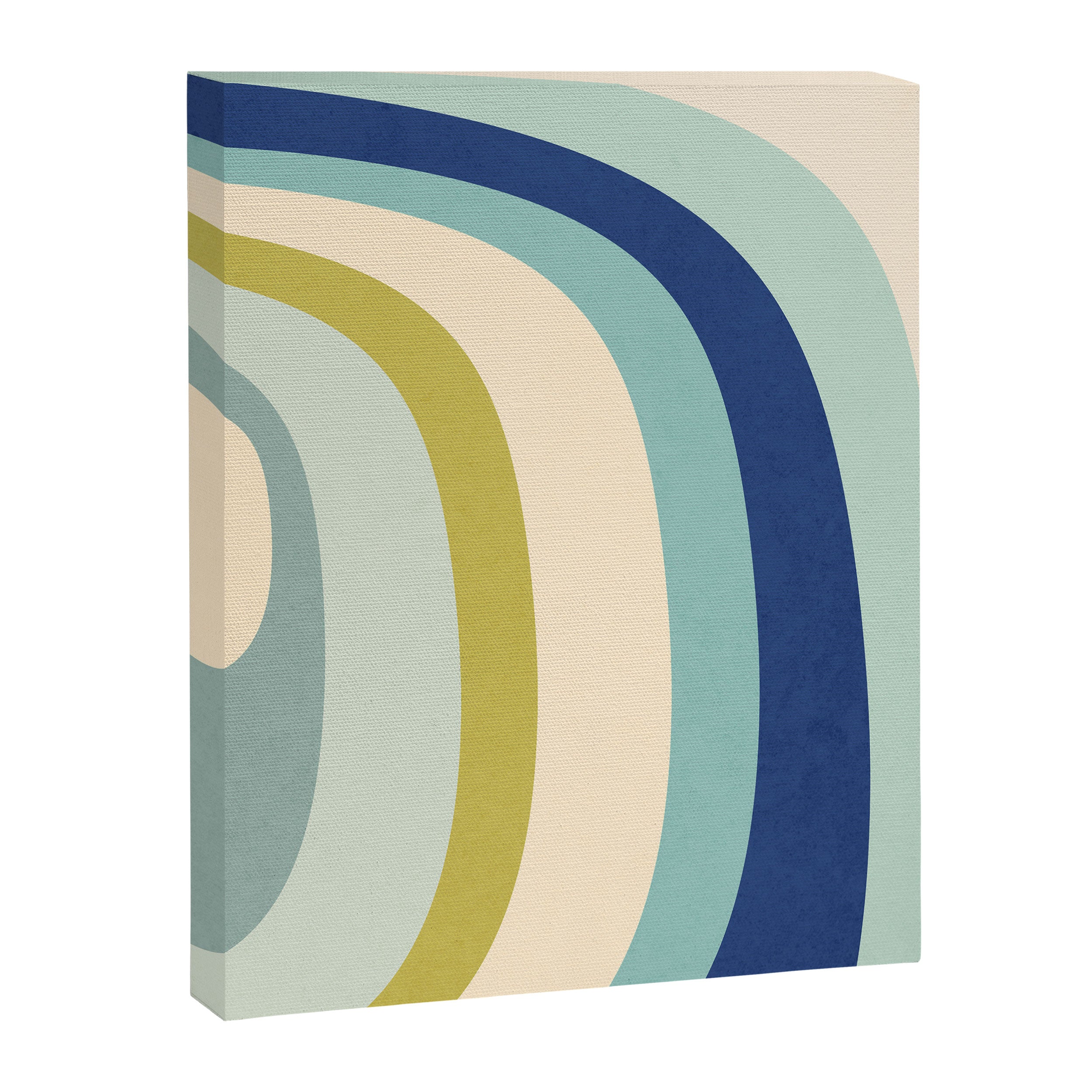 Rainbow rings - oceanic Canvas Print Gallery Image 6