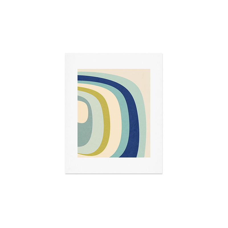Rainbow rings - oceanic Art Print Gallery Image 1