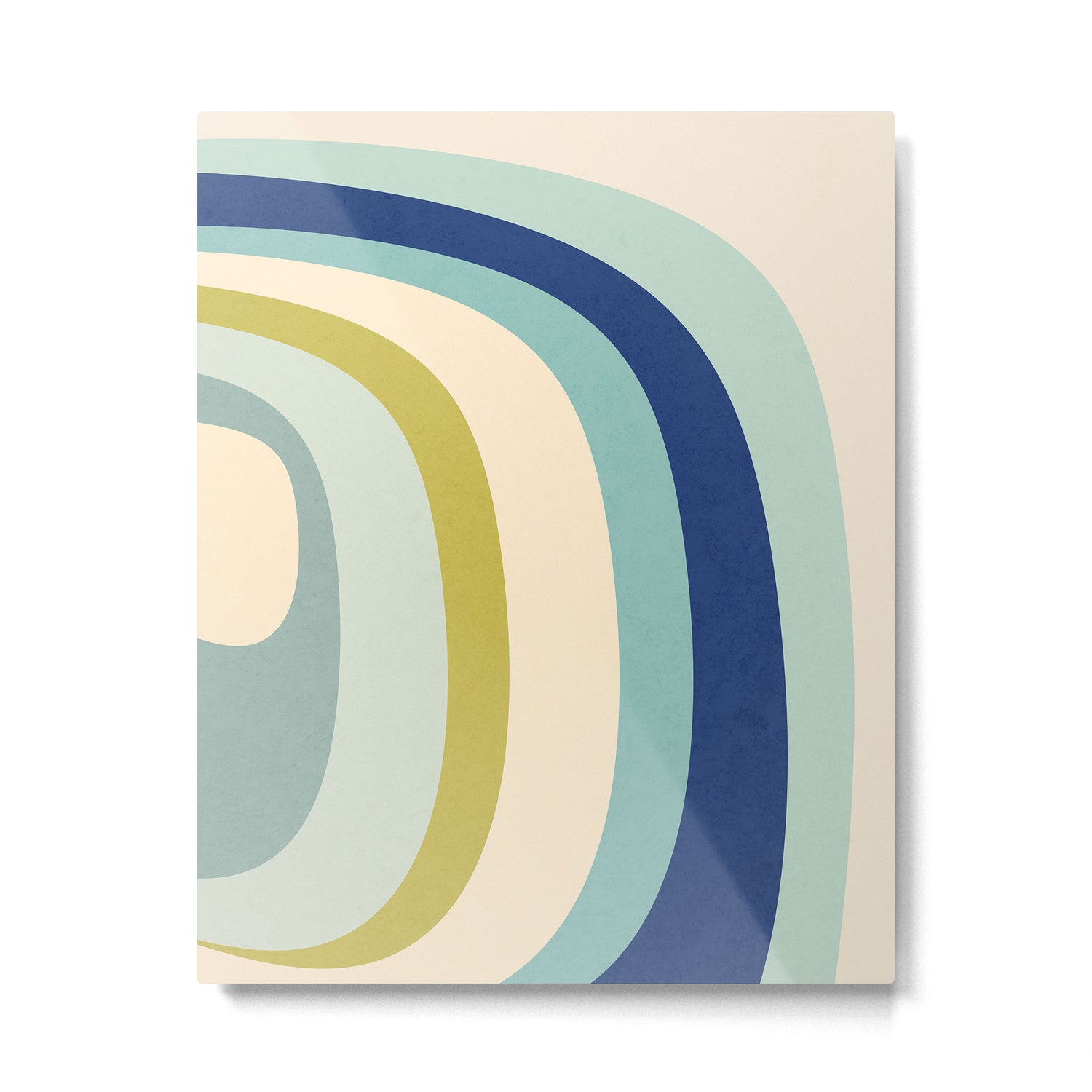 Rainbow rings - oceanic Metal Print Gallery Image 4