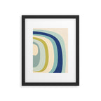 Rainbow rings - oceanic Framed Art Print Gallery Image 5