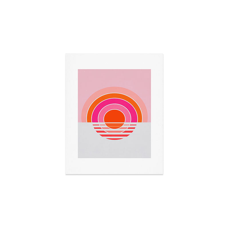Rainbow sunset Art Print Gallery Image 1